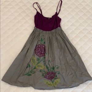 Anthropologie Embroidered Dress